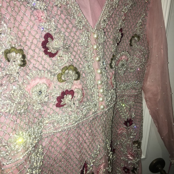 NWOT Pakistani heavy formal party salwar kameez - Picture 6 of 8